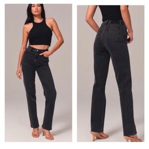 Abercrombie Black Women's Jeans 90s straight 26R